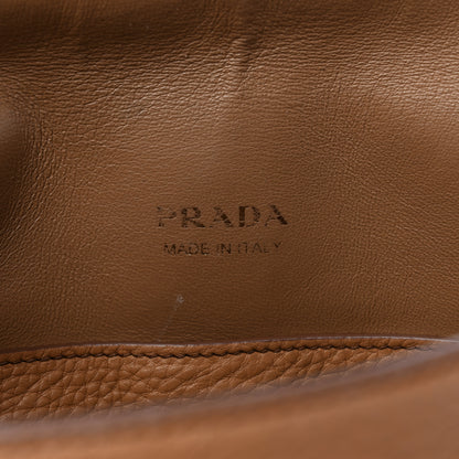 Prada Vitello Daino Flap Shoulder Bag Caramel 6 of 14