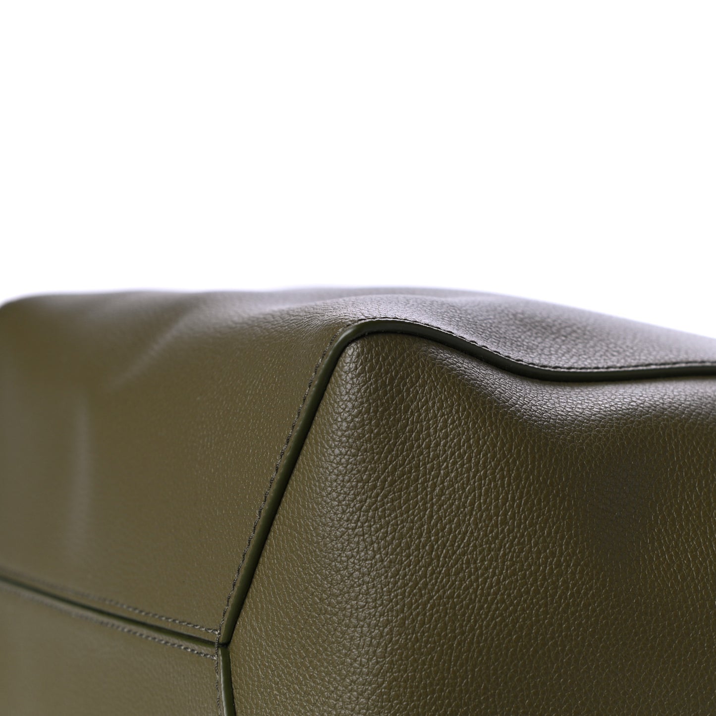 Grained Calfskin That Bucket Bag Cactus Green