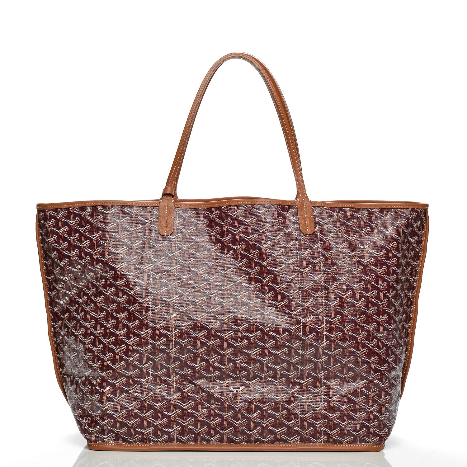 Goyard Goyardine Reversible Pertius GM Burgundy 3 of 8