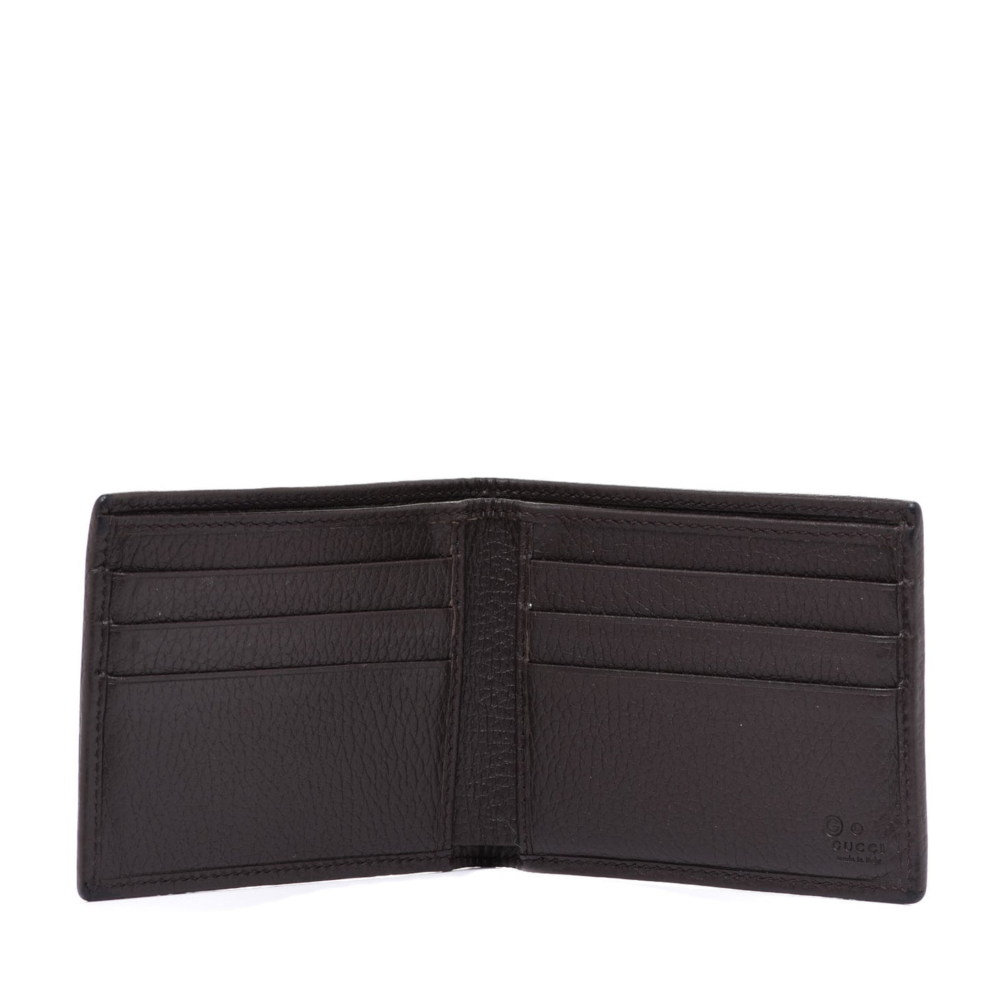 Monogram Bi-Fold Wallet Dark Brown