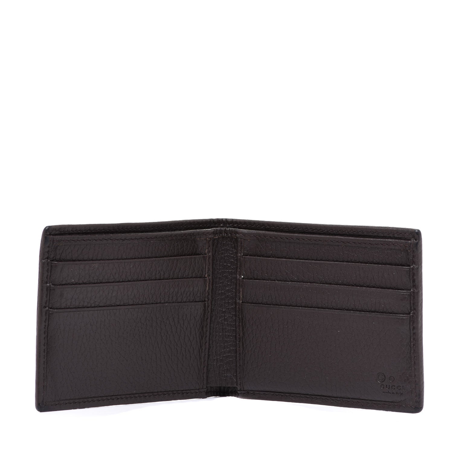 Gucci Monogram Bi-Fold Wallet Dark Brown 5 of 8