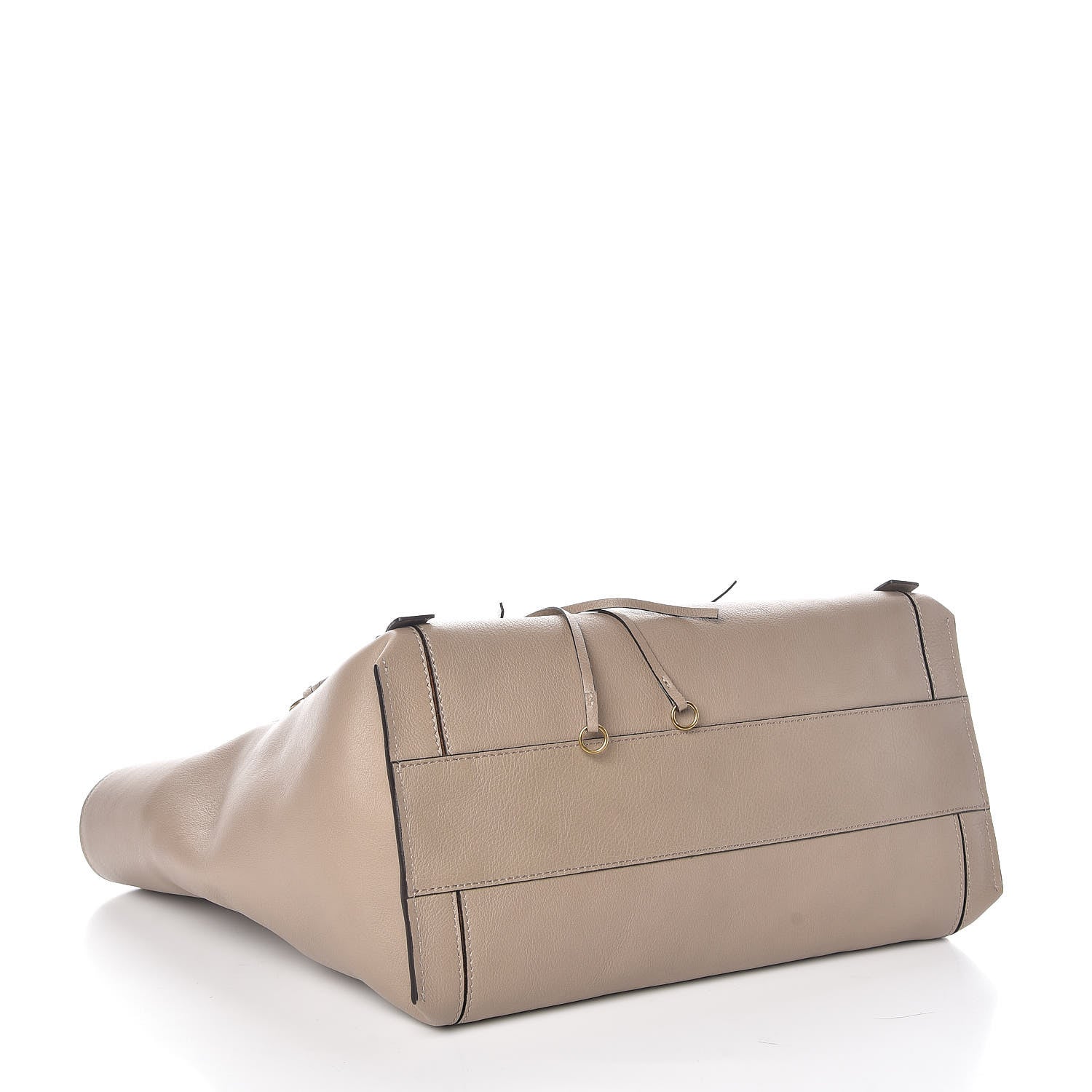 Chloe Smooth Calfskin Medium Milo Shopping Tote Motty Grey 4 of 10