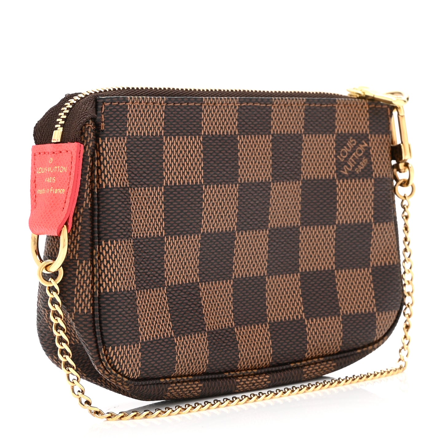 Damier Ebene 2015 Christmas Animation Mini Pochette Accessories