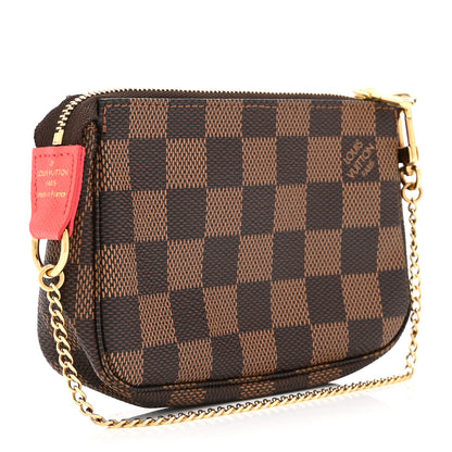 Louis Vuitton Damier Ebene 2015 Christmas Animation Mini Pochette Accessories 3 of 10