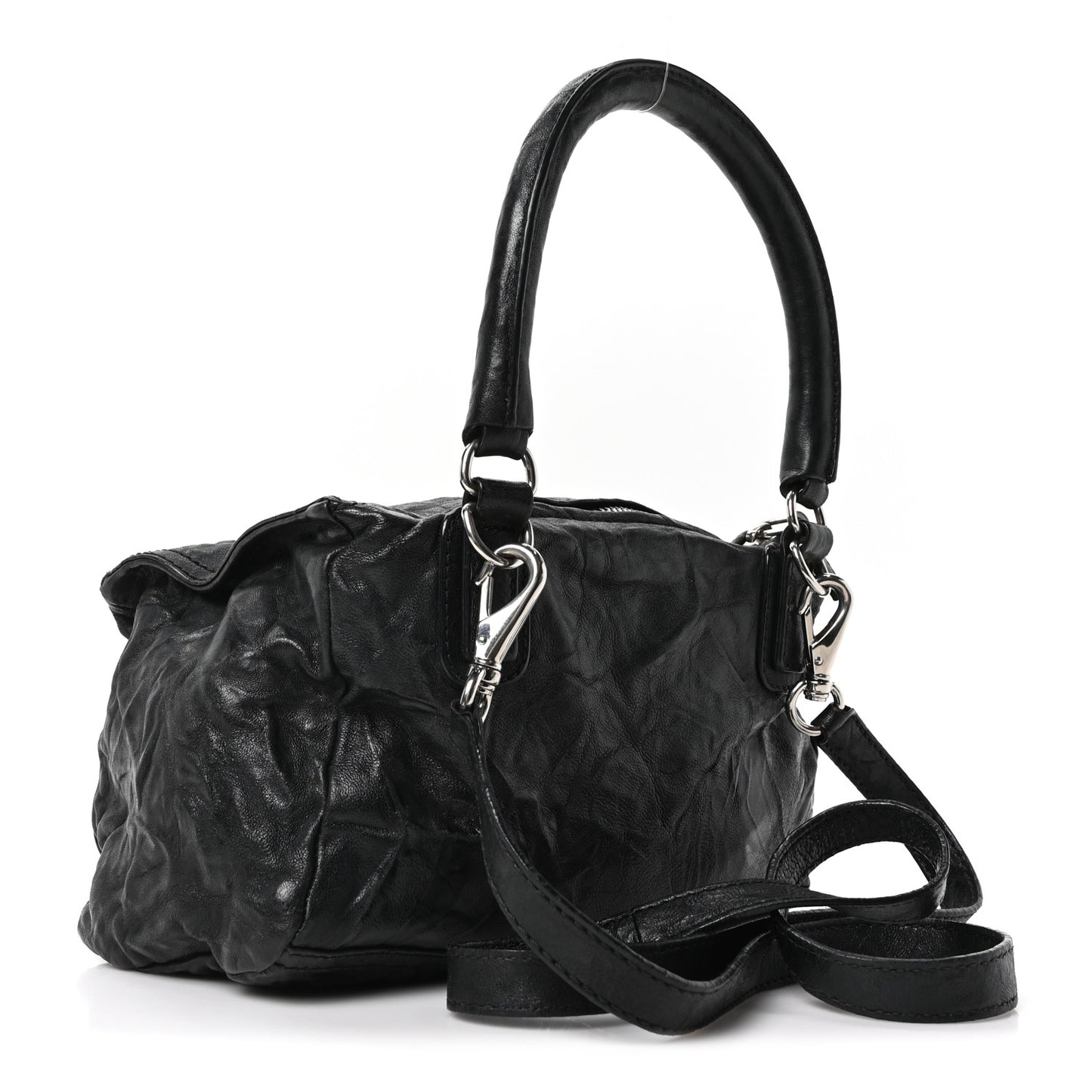 Tumbled Sheepskin Small Pandora Black