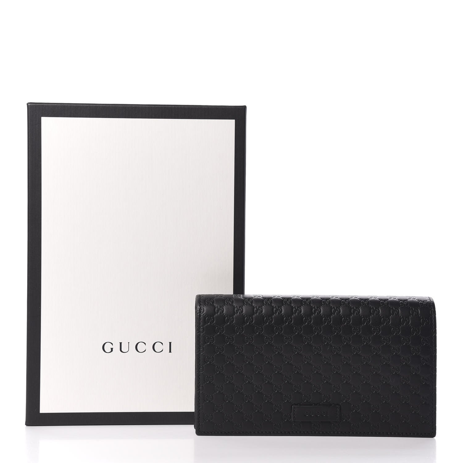 Gucci Microguccissima Crossbody Wallet Black 9 of 9