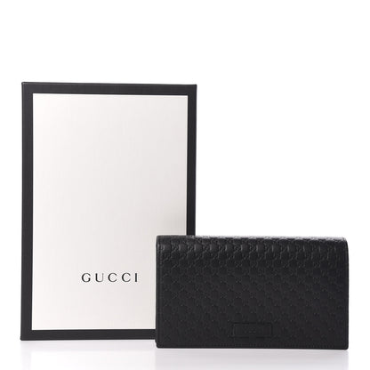 Gucci Microguccissima Crossbody Wallet Black 9 of 9