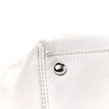 Chanel Calfskin Cerf Executive Shopper Tote White 21 of 24