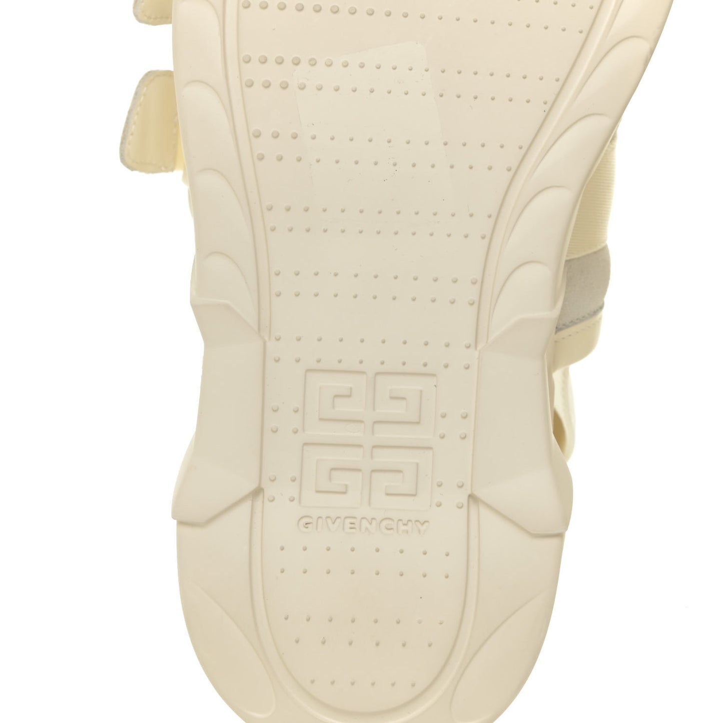 Calfskin Rubber Marshmallow Strap Sandals 37 Off White