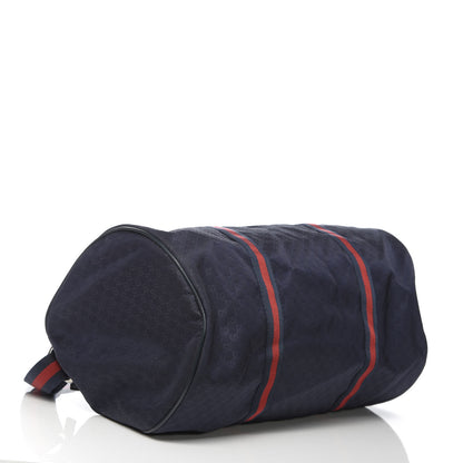 Gucci Nylon Microguccissima Gym Bag Navy 4 of 10