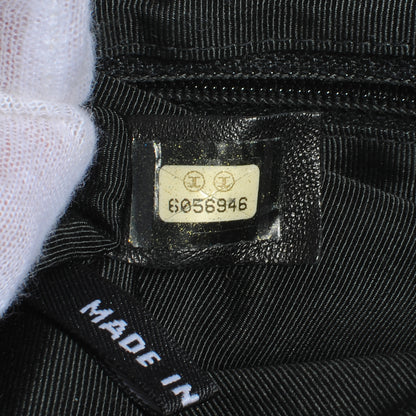 Chanel Patent Chocolate Bar Quilted Computer Keys Flap Black 7 of 9
