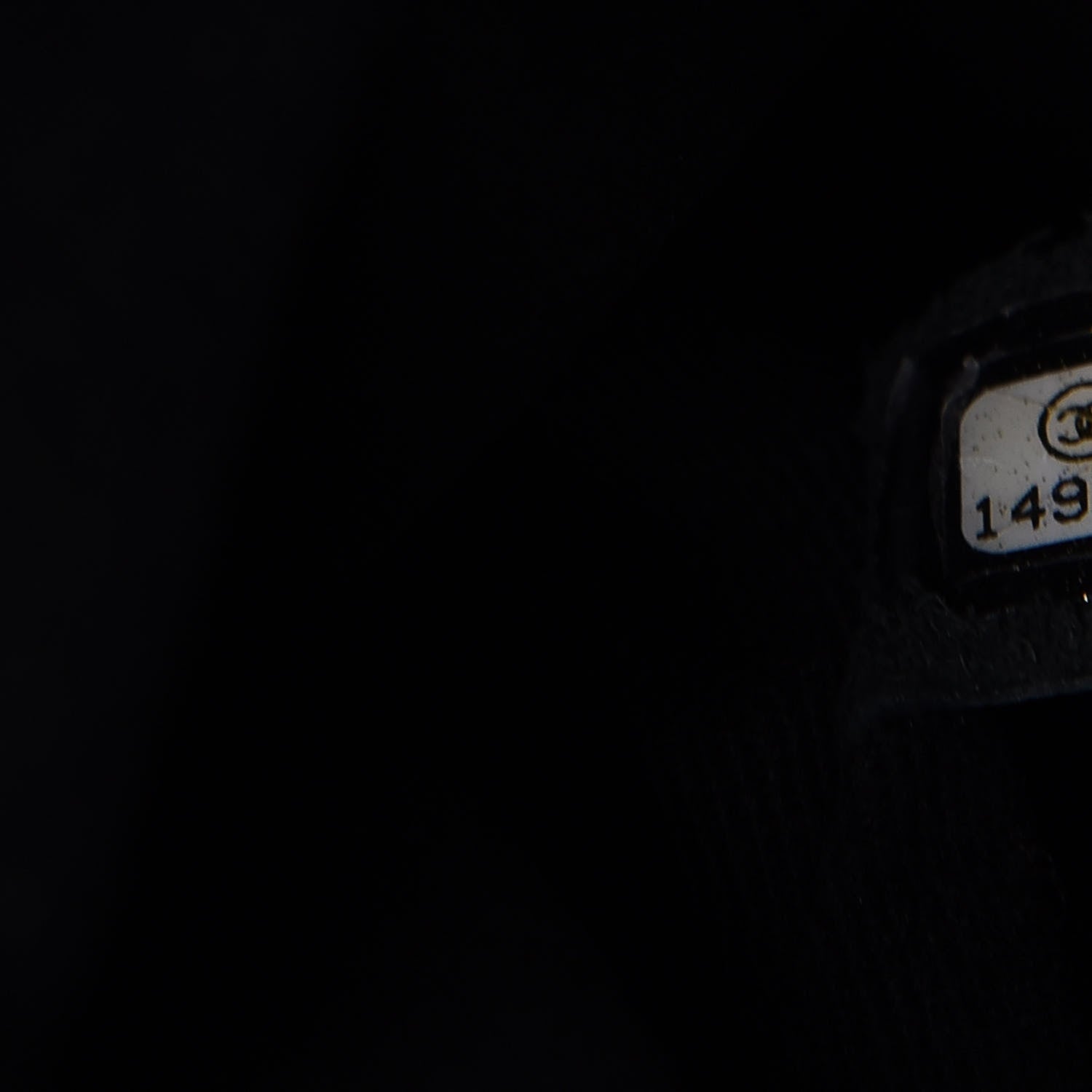 Chanel Lambskin Stitched Shopper Tote Black 6 of 10