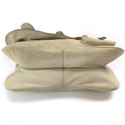 Christian Dior Leather XL Gaucho Ivory 4 of 11