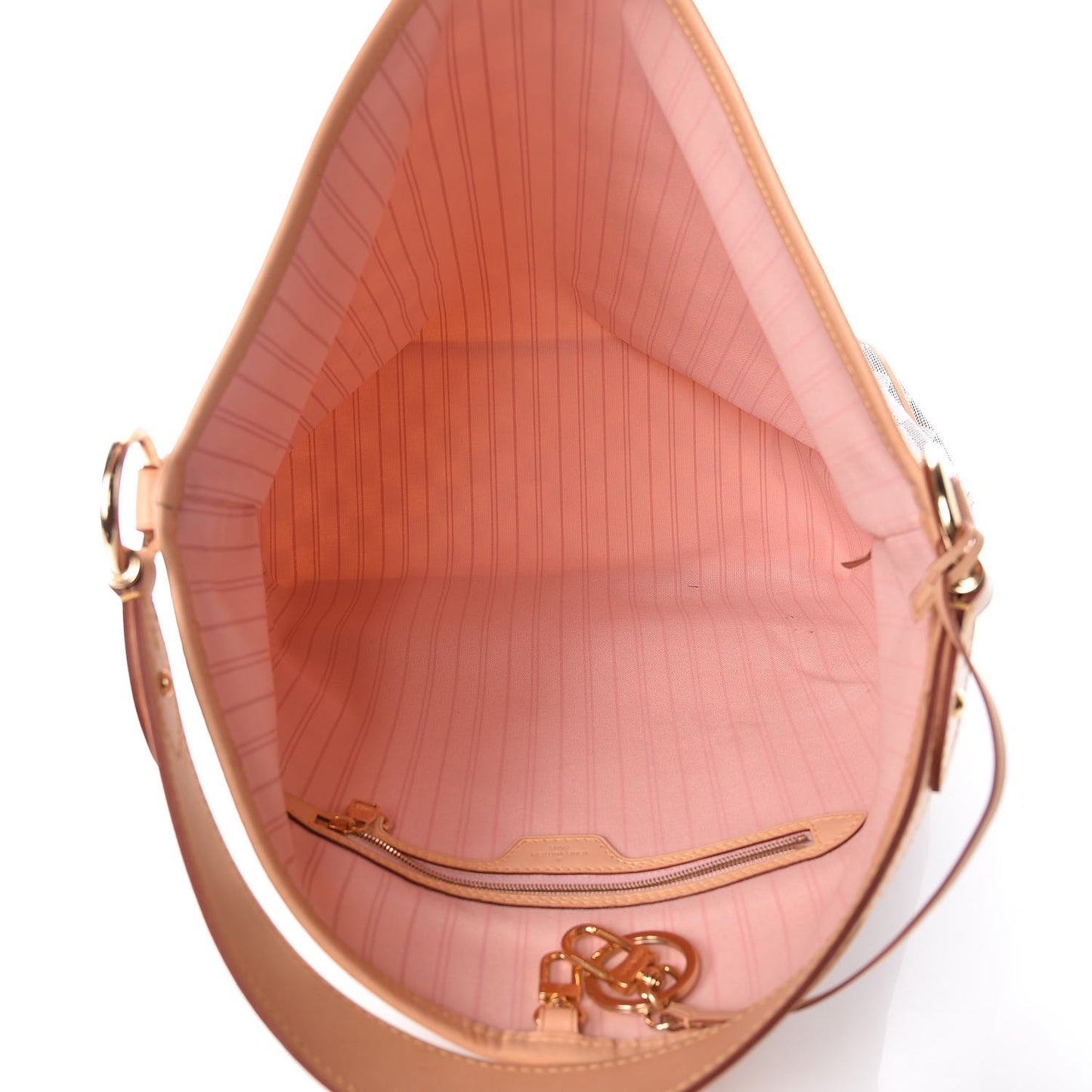 Damier Azur Delightful MM Rose Ballerine