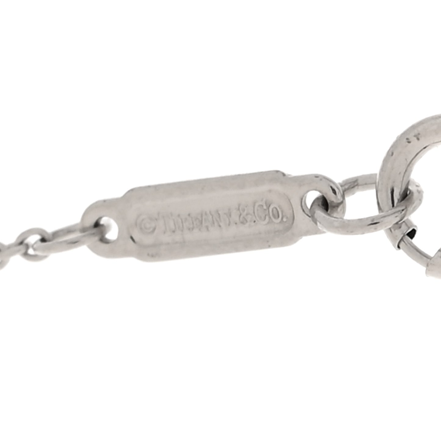 Platinum Diamond Graduated Pendant Necklace