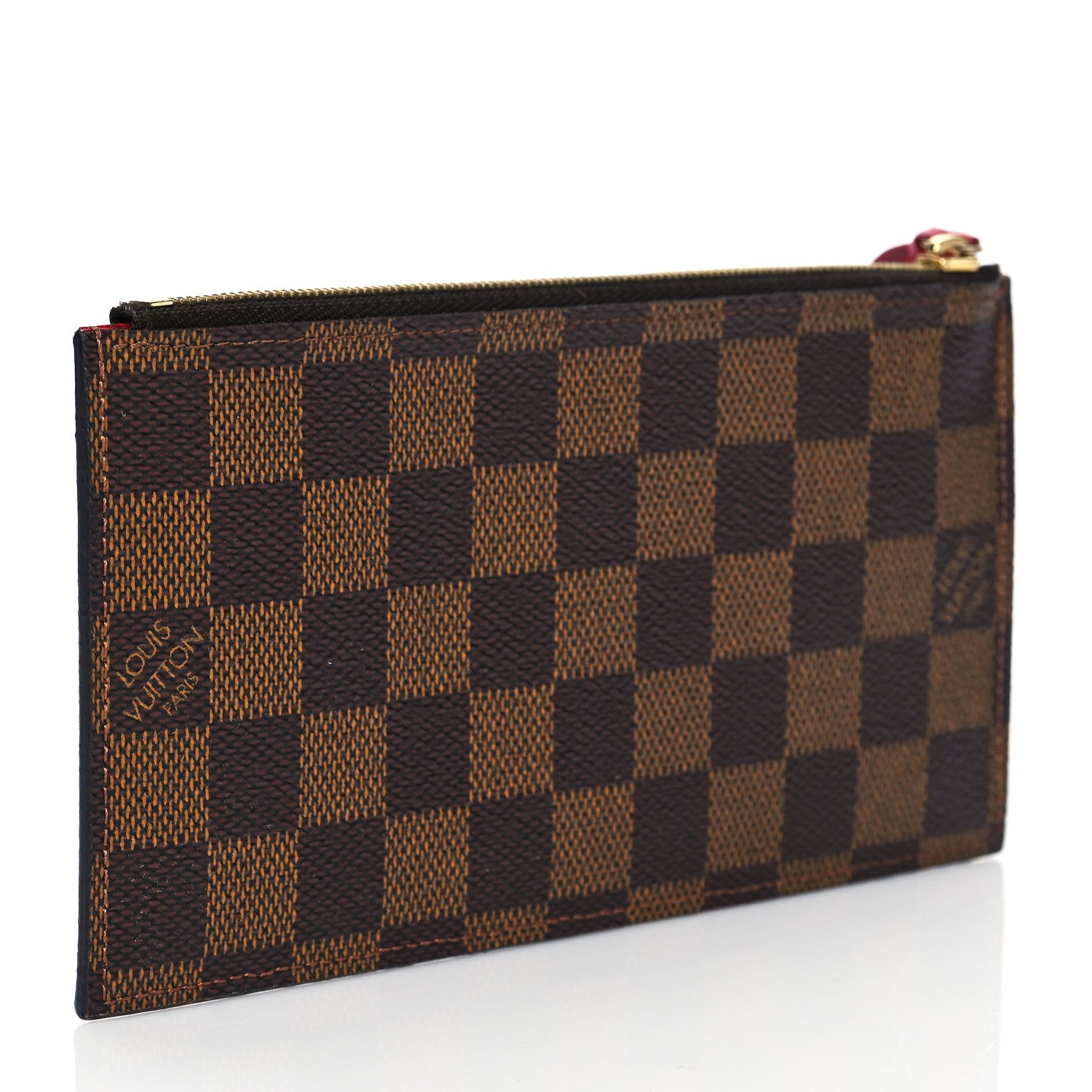 Louis Vuitton Damier Ebene Felicie Chain Wallet Zippered Insert 3 of 7
