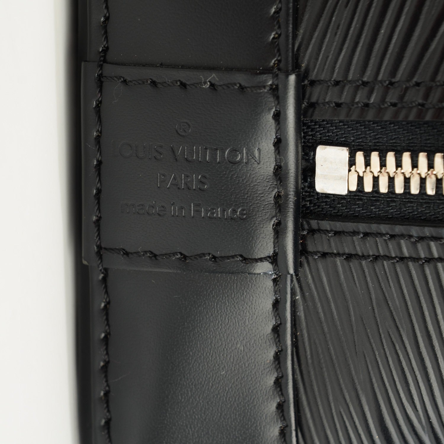 Louis Vuitton Epi Alma PM Black 8 of 9