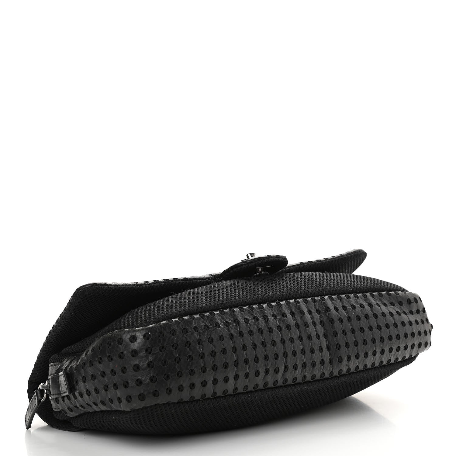 Chanel Perforated Lambskin Jumbo Easy Flap Black 4 of 14