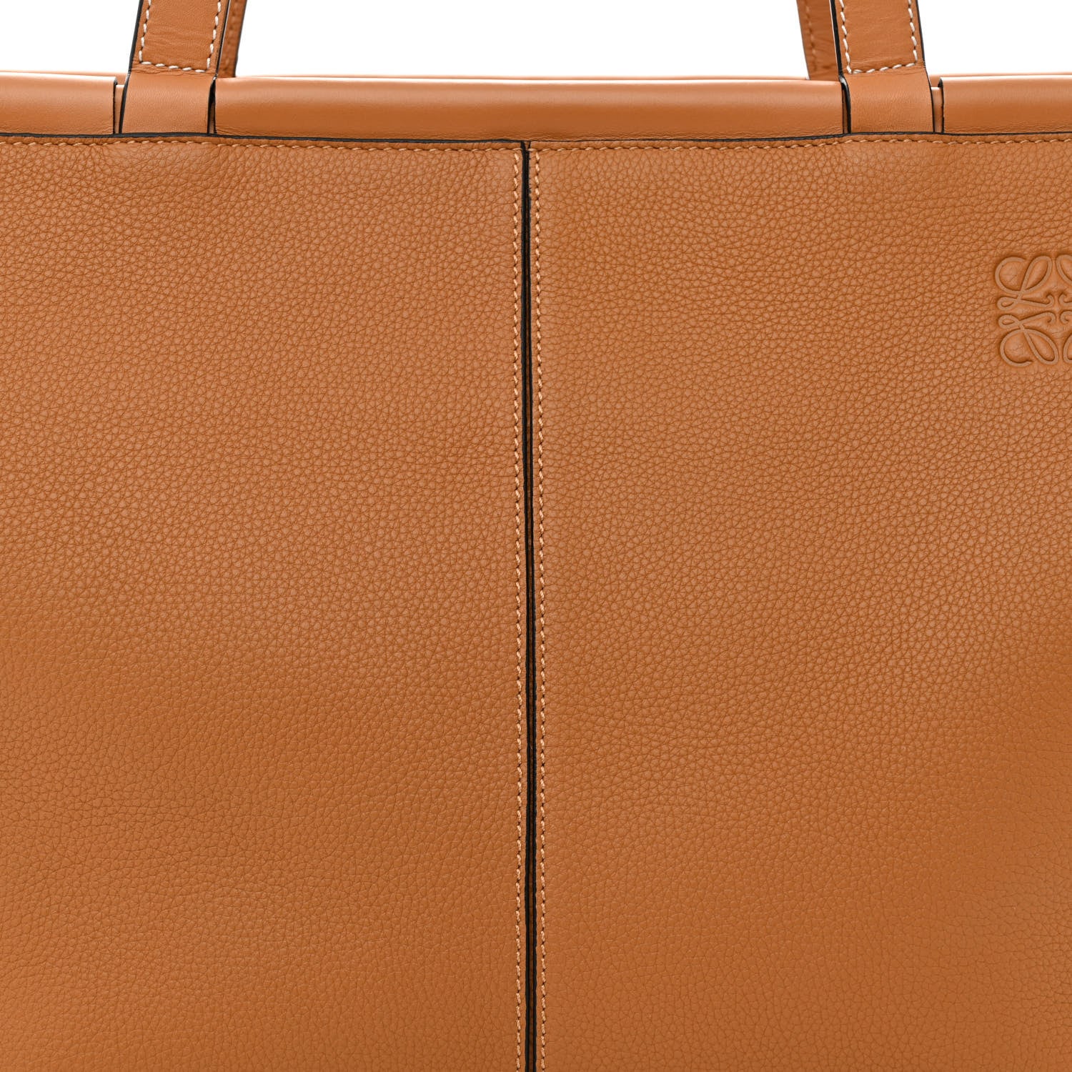 Loewe Grained Calfskin Cushion Tote Tan 8 of 10