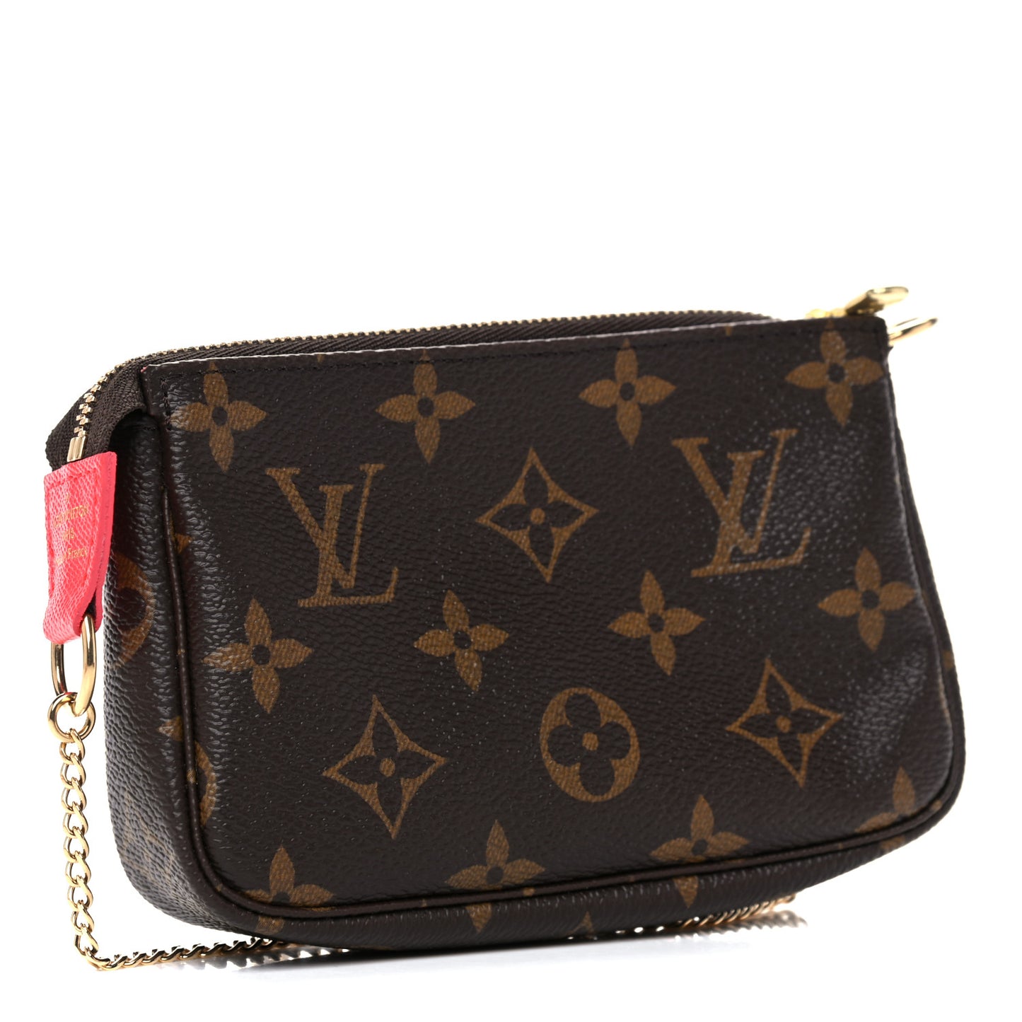 Monogram 2021 Christmas Animation London Mini Pochette Accessories Red