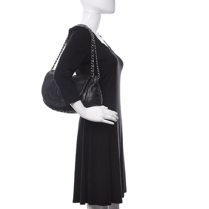 Chanel Caviar Half Moon Large Flap Black 2 of 13