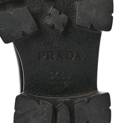 Prada Spazzolato Rois Monolith Chelsea 55mm Ankle Boots 39.5 Black 8 of 11
