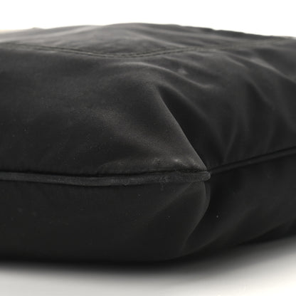 Prada Tessuto Nylon Saffiano Flat Messenger Bag Black 8 of 11