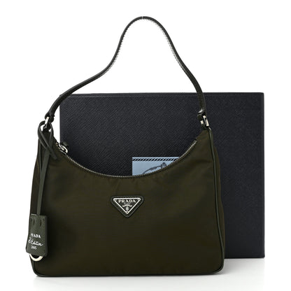 Prada Tessuto Nylon Saffiano Mini Re-Edition 2005 Bag Mimetico 12 of 12