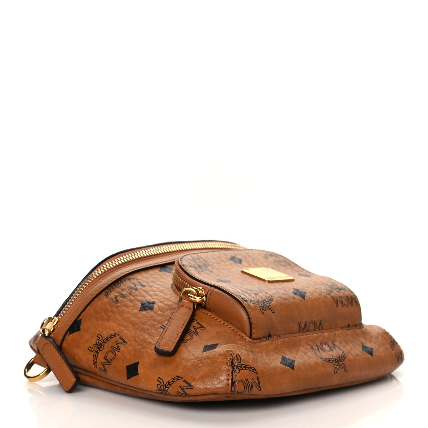 Visetos Small Aren Crossbody Bag Cognac