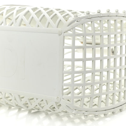 Fendi Recycled Plastic Vitello Liberty Matte Medium Fendi Basket White Ice 6 of 13