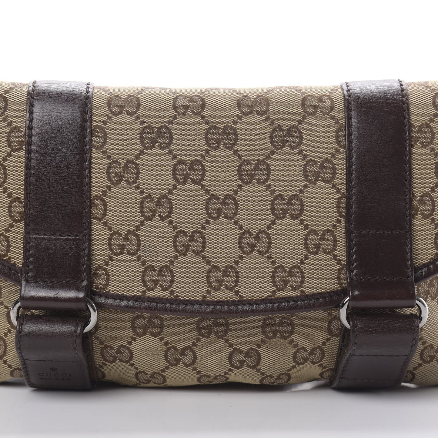 Monogram Waist Belt Bag Dark Brown