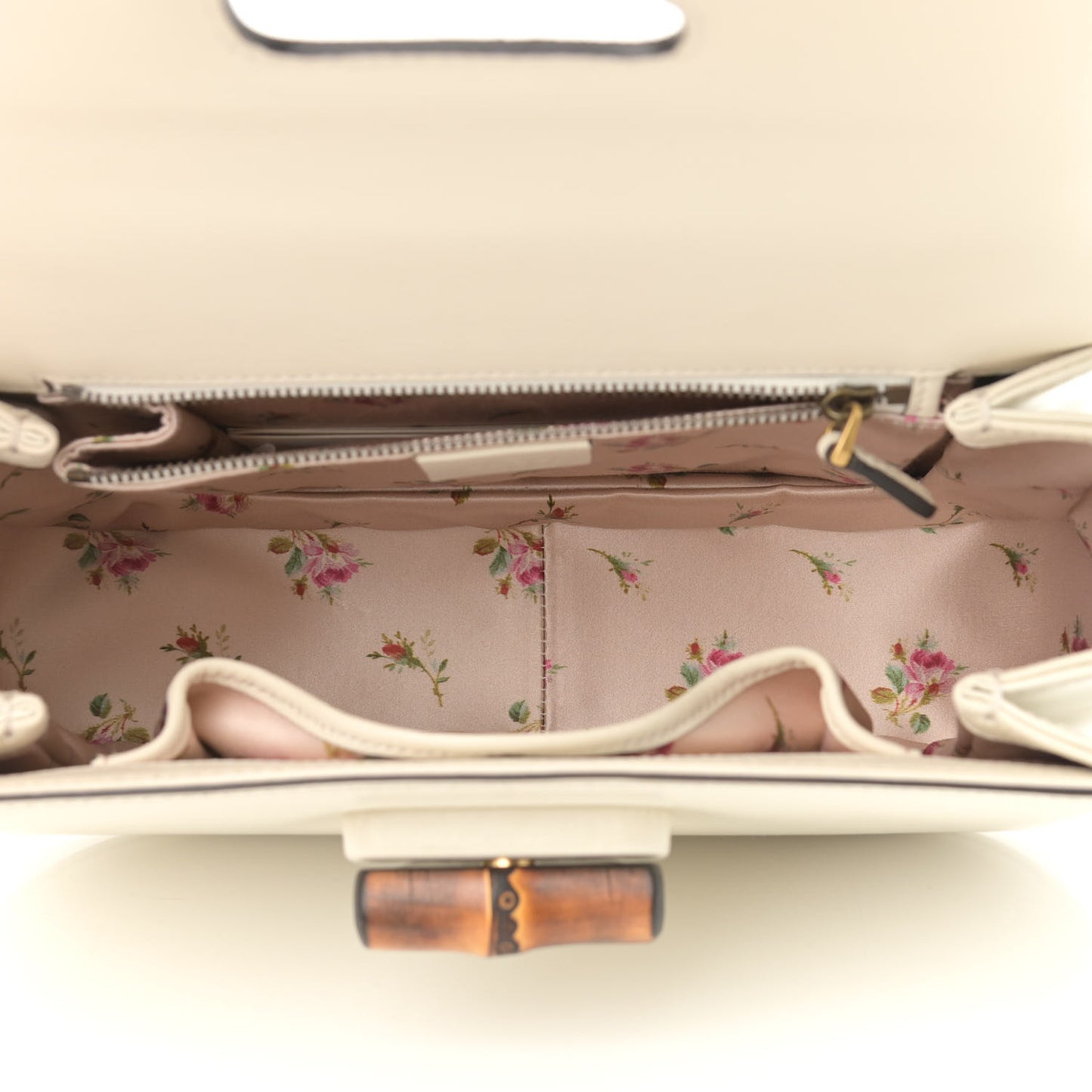 Calfskin Plexiglass Medium Classic 2 Top Handle Bag White