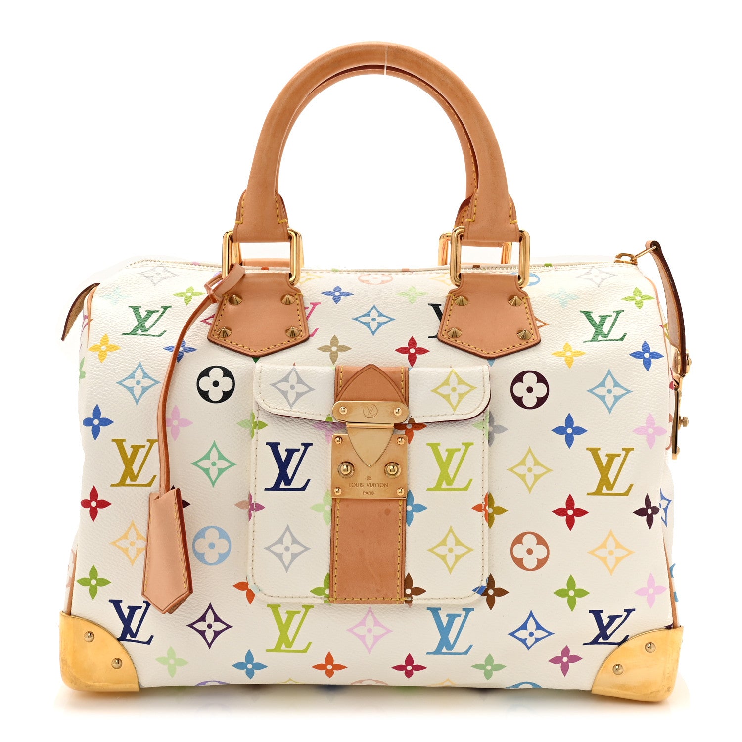 Louis Vuitton Monogram Multicolor Speedy 30 White 1 of 9