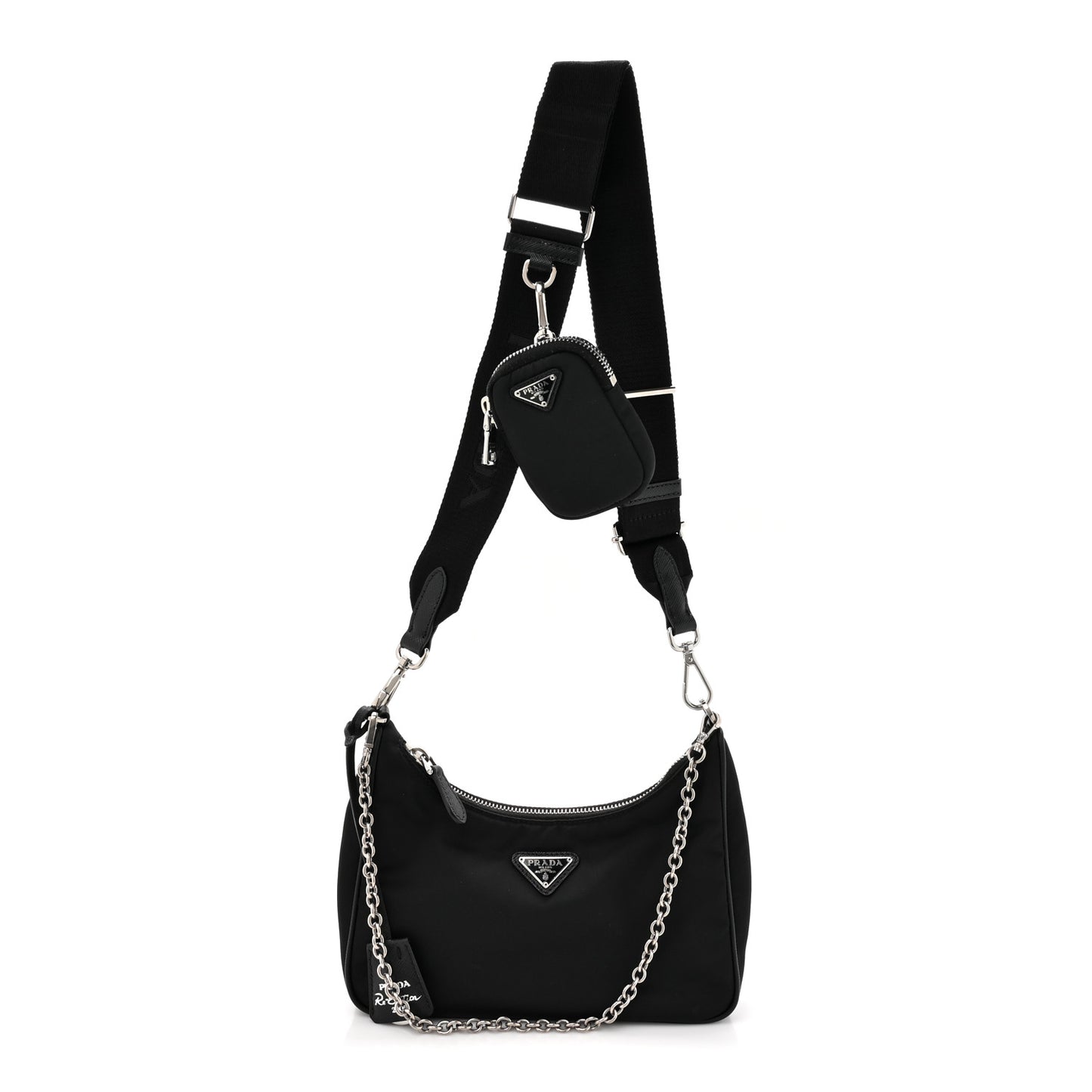 Nylon Re-Edition 2005 Shoulder Bag Black