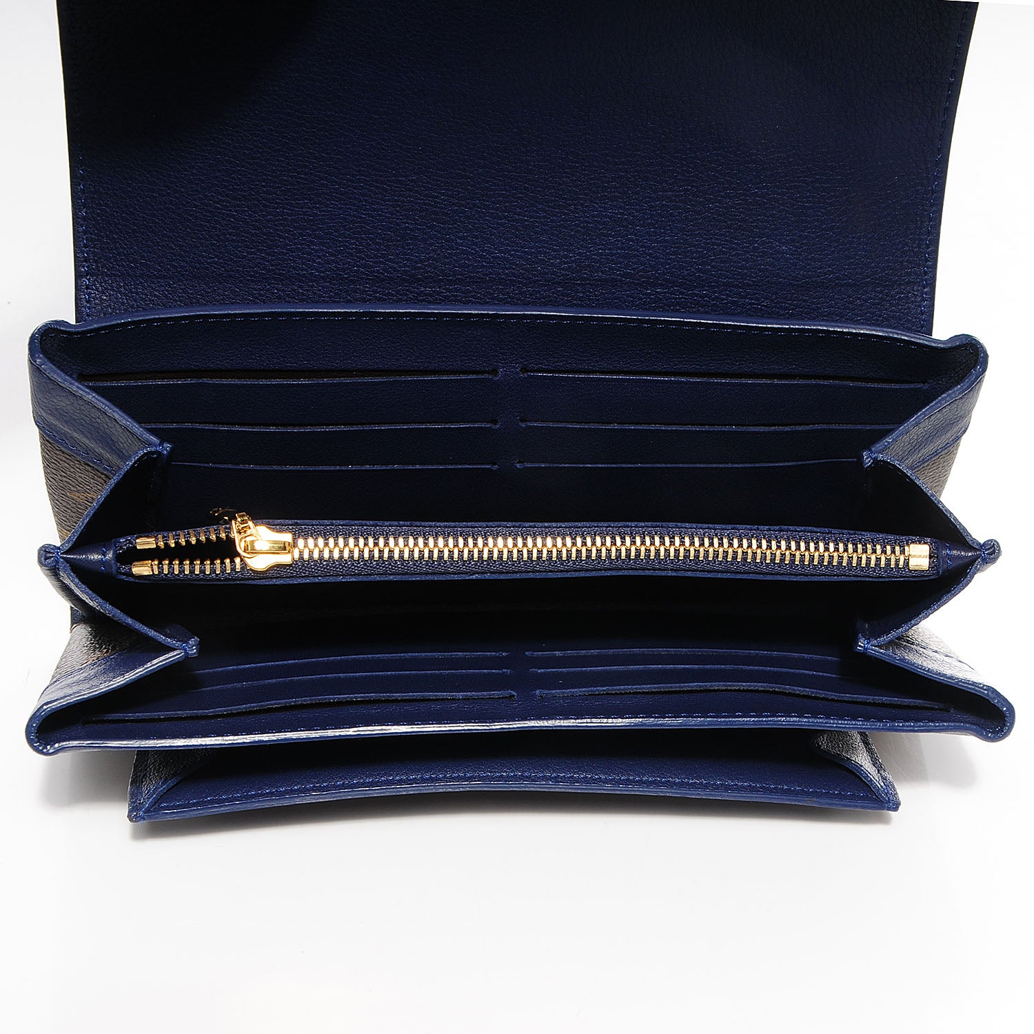 Louis Vuitton Monogram Elysee Wallet Blue 7 of 7