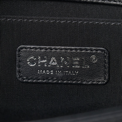 Chanel Lambskin Quilted Medium Boy Flap Black 6 of 11