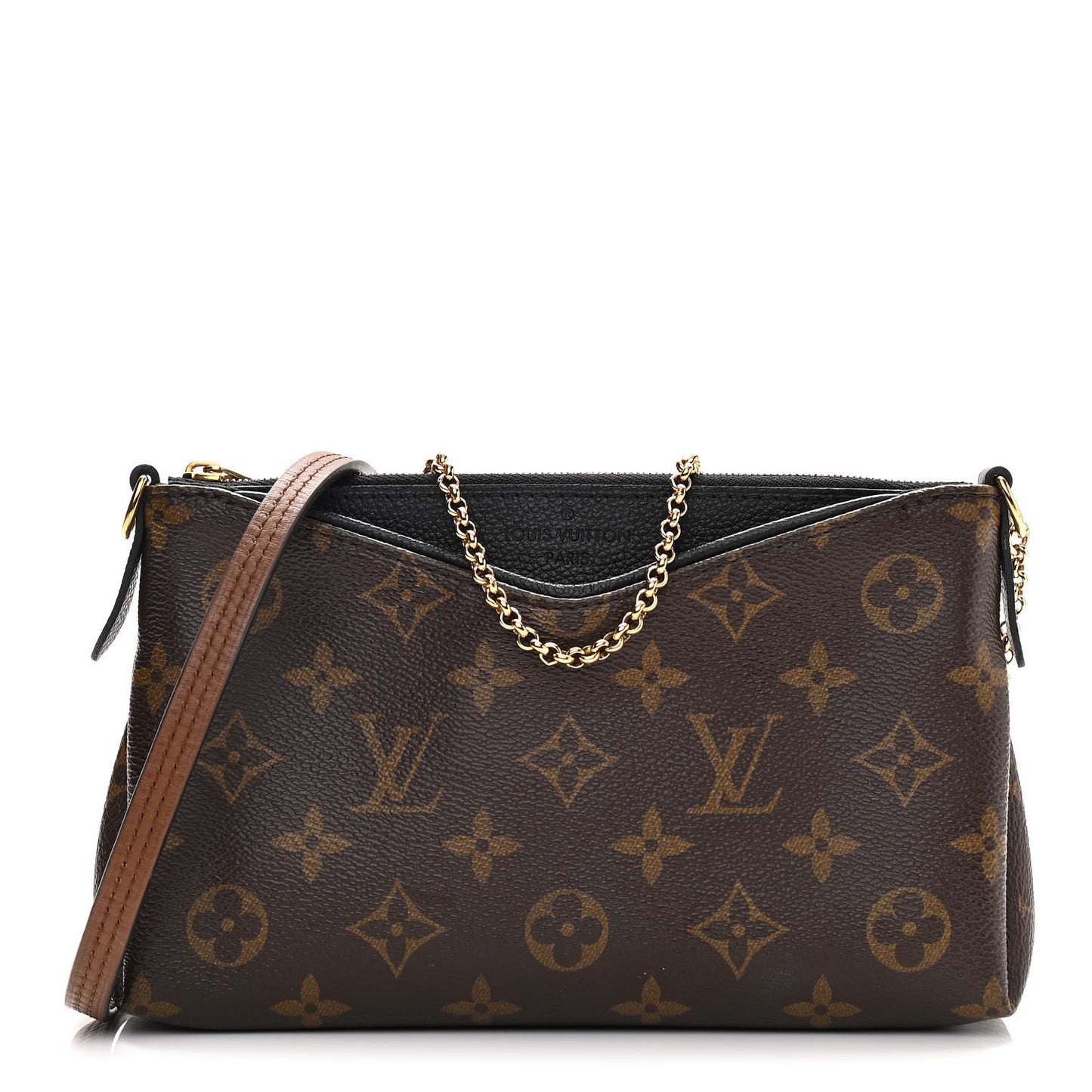 Monogram Pallas Clutch Black