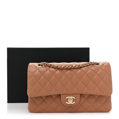 Chanel Lambskin Quilted Medium Double Flap Brown 11 of 11