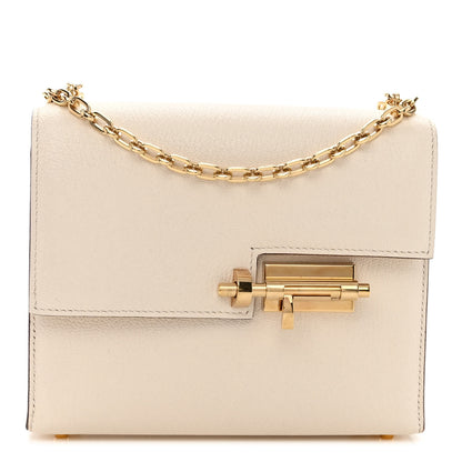 Hermes Chevre Mysore Mini Verrou Chaine Bag Nata 1 of 11