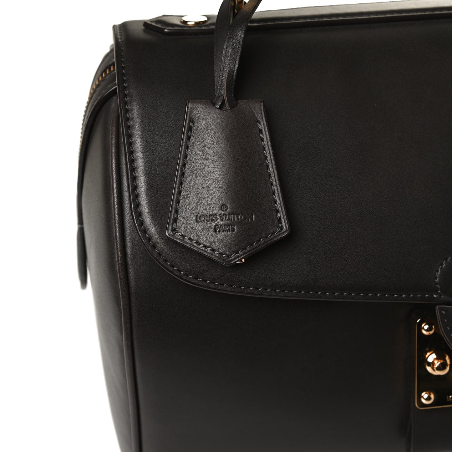 Cuir Orfevre Leather Neo Speedy PM Black