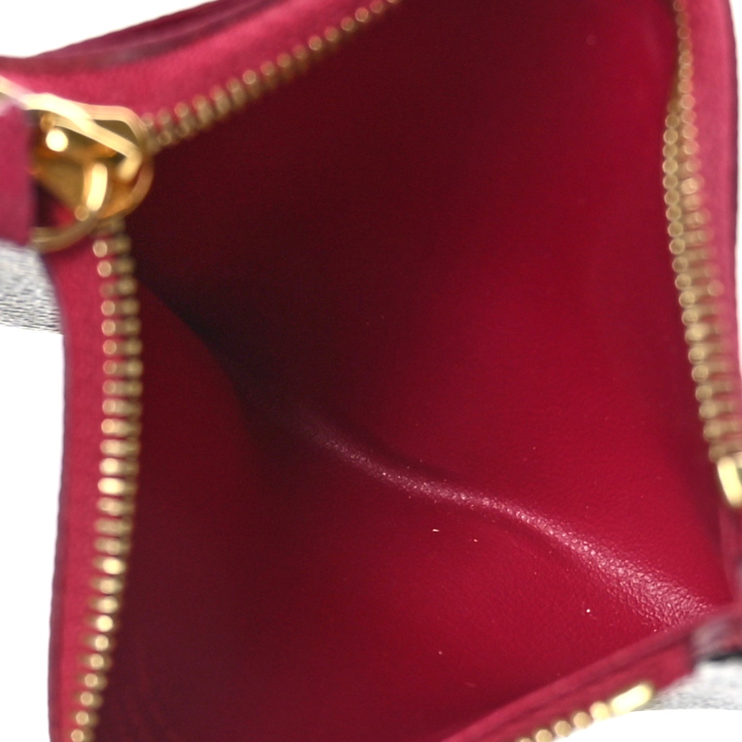 Monogram Zipped Card Holder