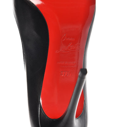 Christian Louboutin Shiny Nappa Pigalle Follies 100 Pumps 37.5 Black 7 of 10