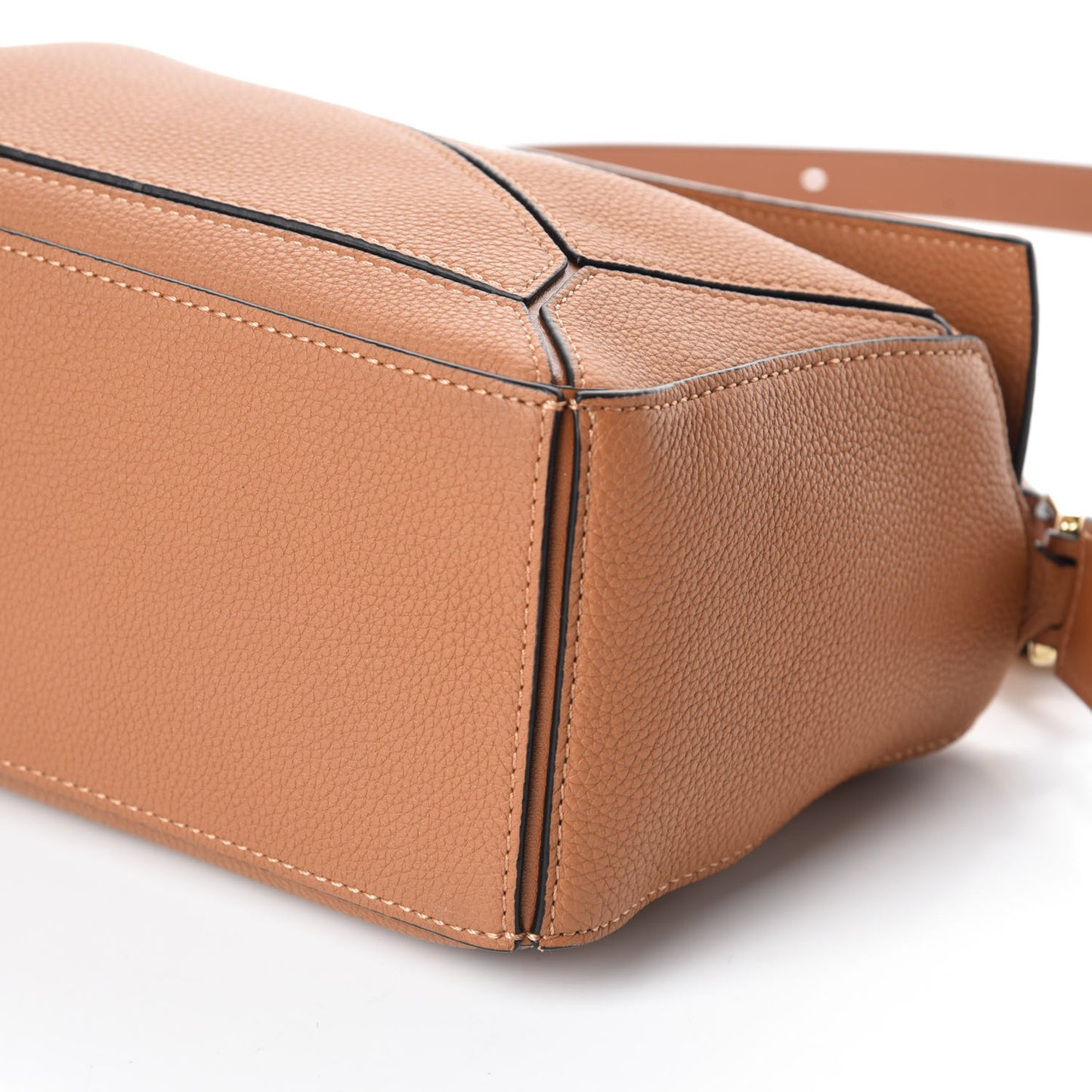 Calfskin Small Puzzle Bag Tan