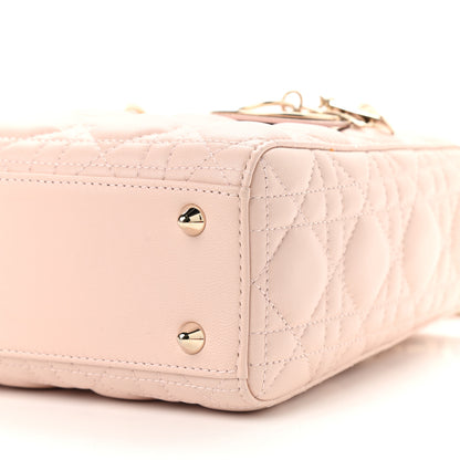 Christian Dior Lambskin Cannage Small Lucky Badges My Lady Dior Pink 6 of 12