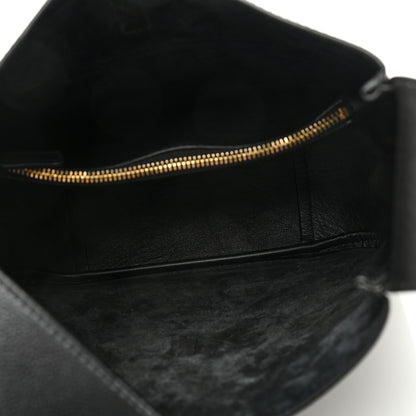 Saint Laurent Grained Calfskin Small Le 5 A 7 Soft Hobo Black 5 of 10