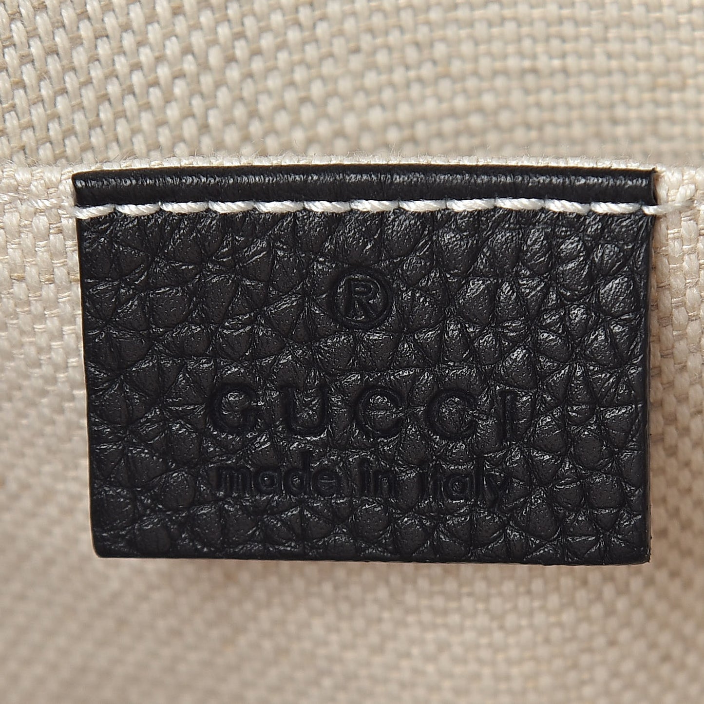 Pebbled Calfskin Small Soho Disco Bag Black
