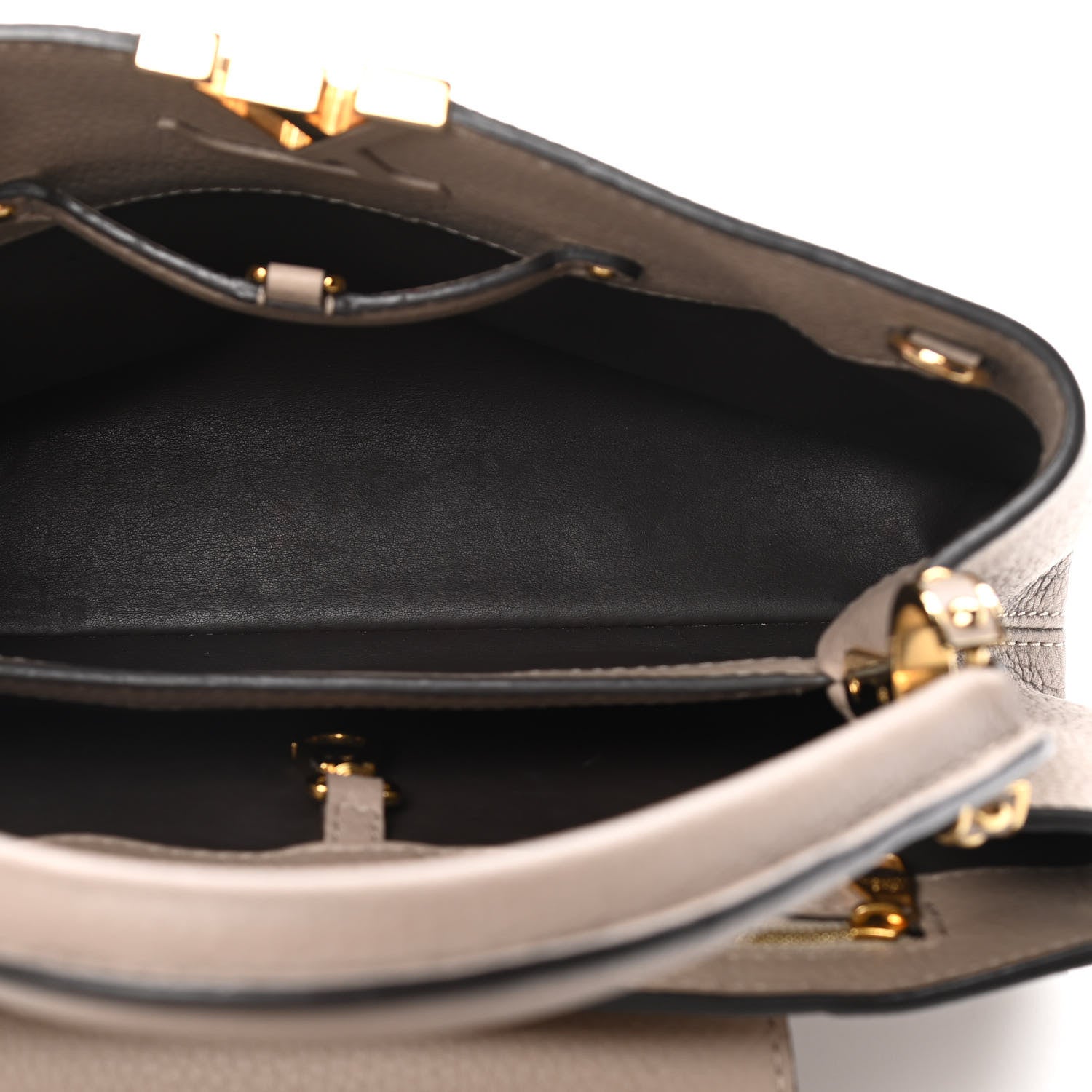 Louis Vuitton Taurillon Capucines PM Galet 5 of 12