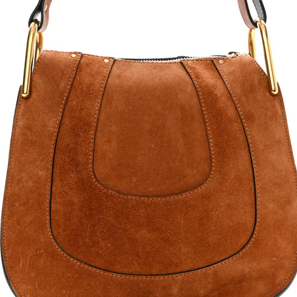 Chloe Suede Small Hayley Hobo Caramel 7 of 9