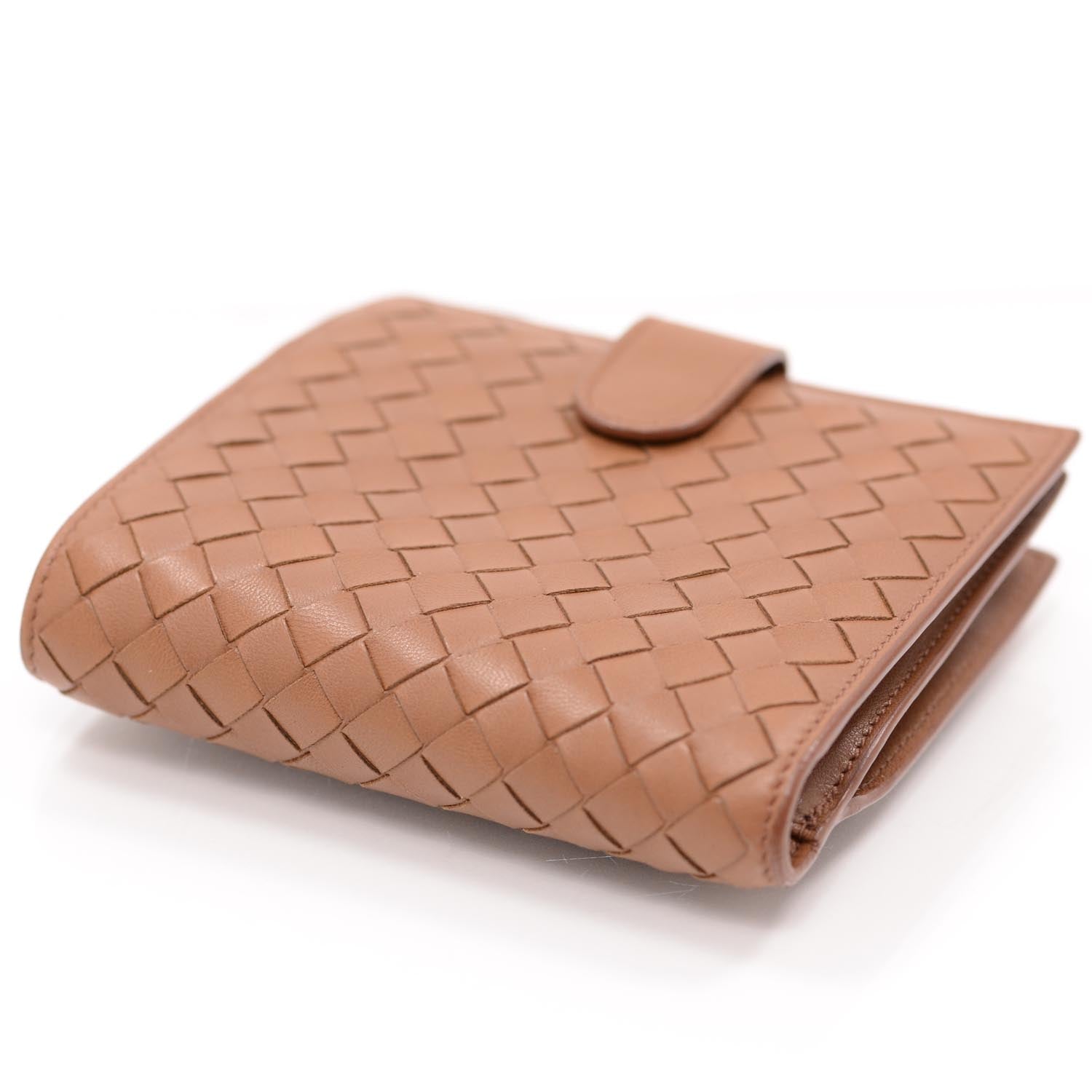 Bottega Veneta Nappa Intrecciato Medium Wallet Noce 3 of 10