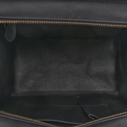 Celine Elephant Calfskin Mini Tri-Color Luggage Indigo 4 of 11